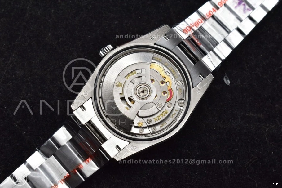 Light Steel vr3255 (Gain SS V5 Best 685 DayDate QF Bracelet Dial President Blue Roman 36 Edition Weight) 904L SunProtective on 0705